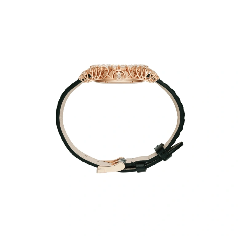 Chopard,L'HEURE DU DIAMANT 30mm,30mm,Rose Gold,Green,Automatic,42hours,In-house Caliber,13A377,13A377-5008