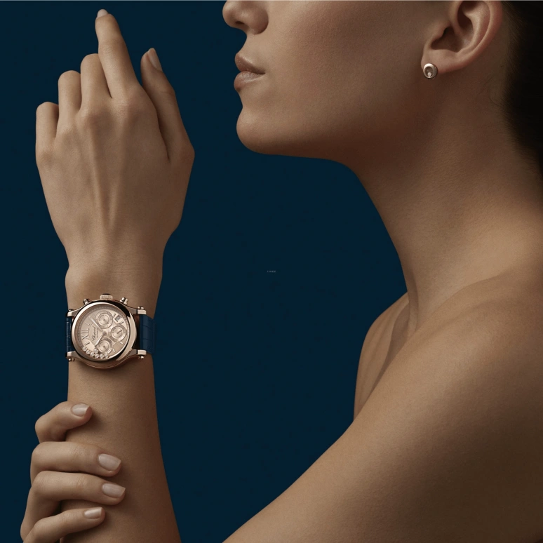 Chopard,Happy Sport 40mm,40mm,Rose Gold,Automatic,Chronograph,Day,274653,274653-5001