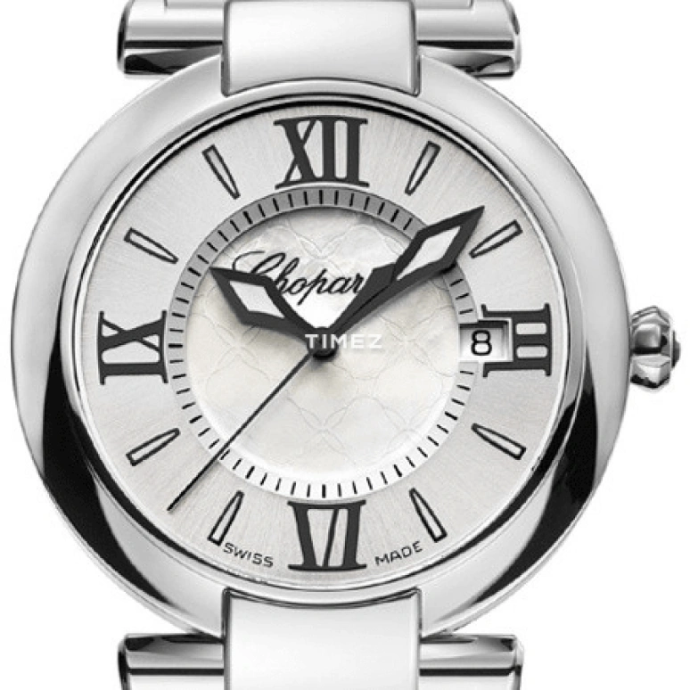 Chopard,IMPERIALE 36mm,36mm,Stainless Steel,Silver,Quartz,Day,Sapphire,Crystal Glass,388532,388532-3002