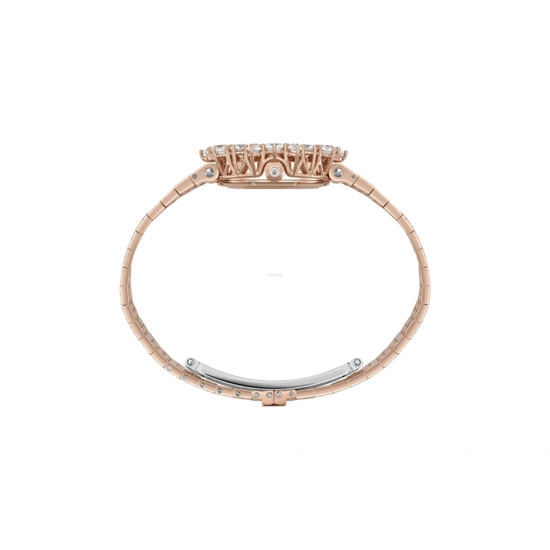 Chopard,L'HEURE DU DIAMANT 30mm,30mm,Rose Gold,White,Handwound,Diamonds,10A391,10A391-5100
