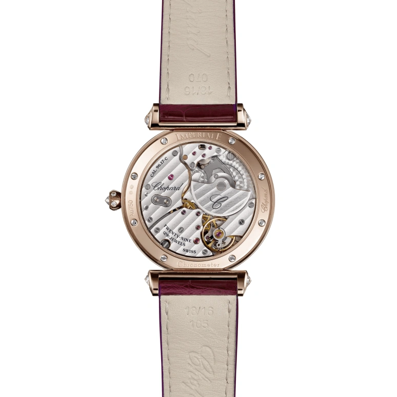 Chopard,IMPERIALE 36mm,36mm,Rose Gold,Silver,Automatic,65hours,In-house Caliber,385377,385377-5001