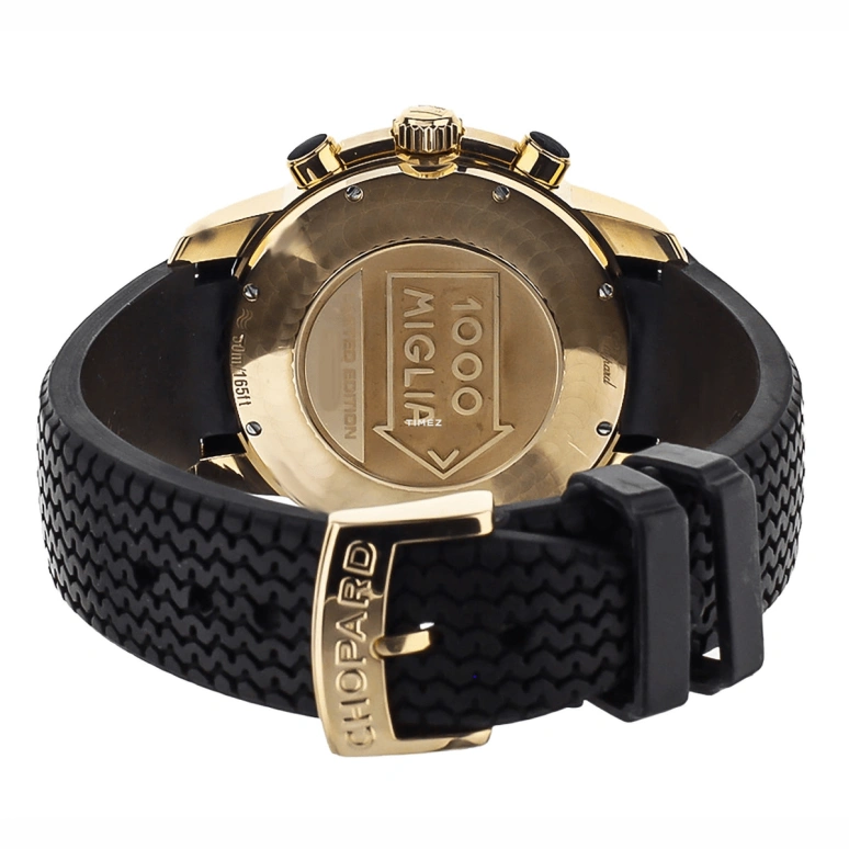 Chopard,Classic Racing 42.50mm,42.50mm,Rose Gold,Black,Automatic,Chronograph,Day,Dule Time,161288,161288-5001