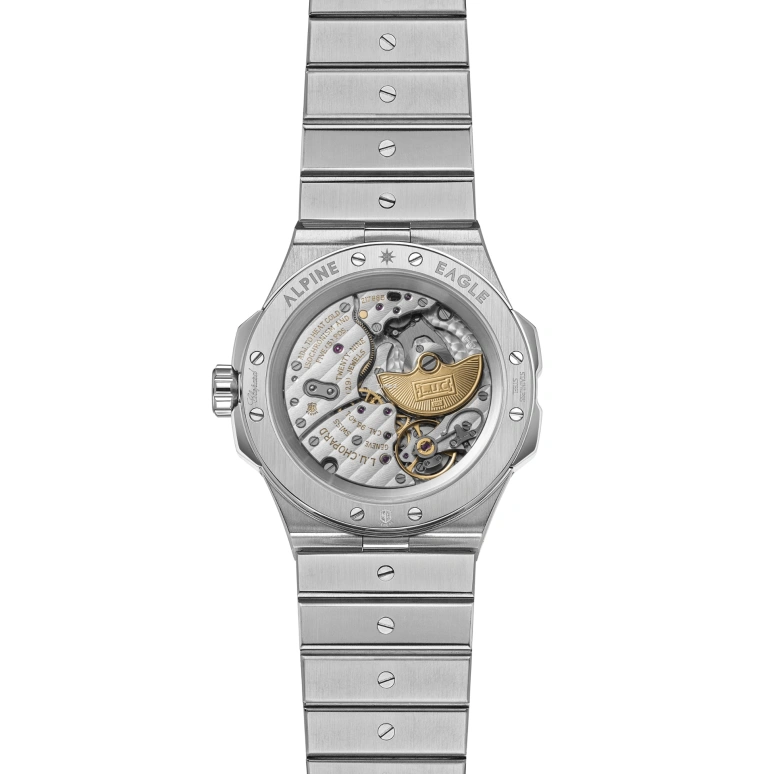 Chopard,Alpine Eagle 41mm,41mm,Stainless Steel,Yellow,Round,Silver,298623,298623-3001