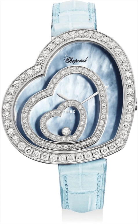 Chopard,Happy Diamonds 43mm,43mm,White Gold,Blue,Quartz,Sapphire,Other,20,20/9057