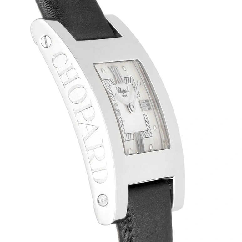 Chopard,Other ,White Gold,White,Quartz,Square,Silver,127405,127405-1003