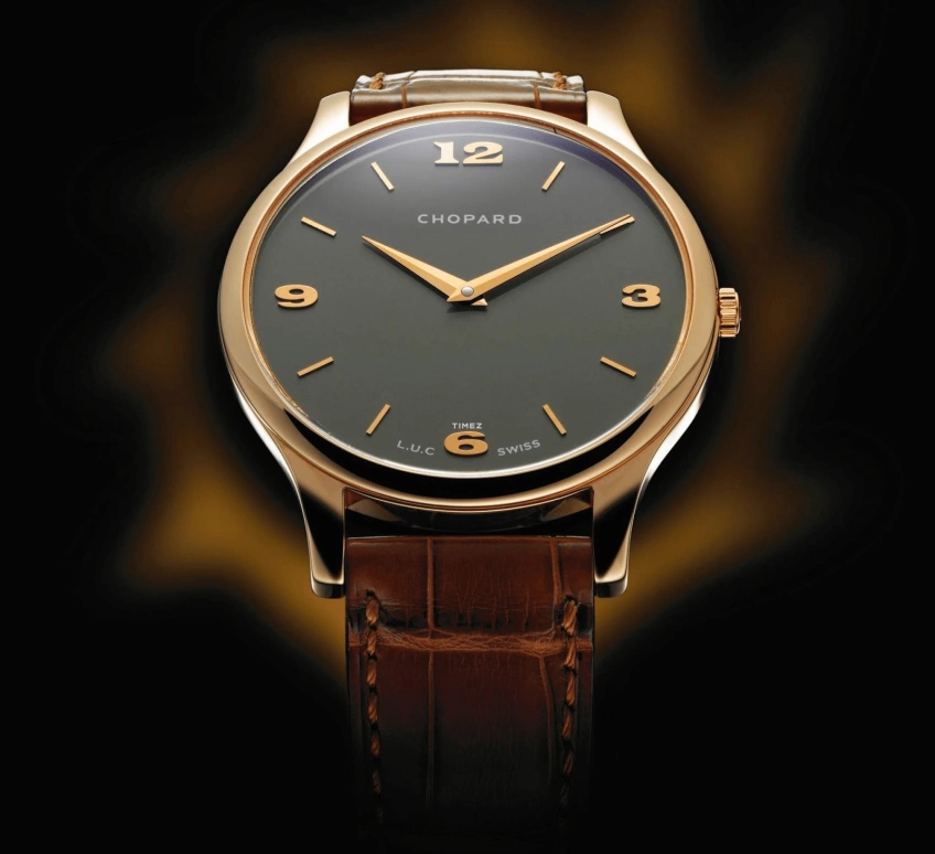 Chopard,L.U.C 39.50mm,39.50mm,Rose Gold,Black,Automatic,65hours,In-house Caliber,161902,161902-5004