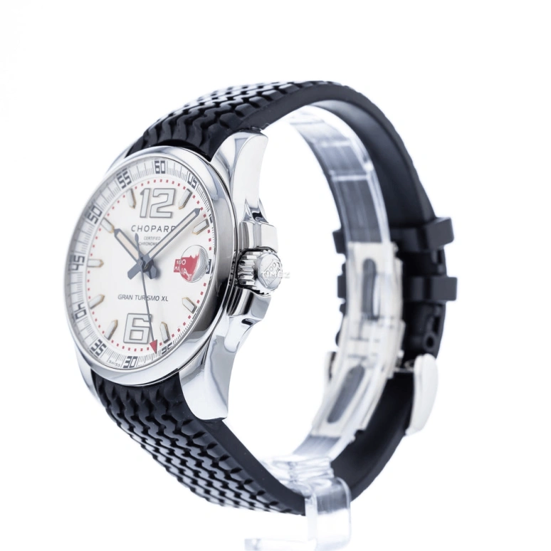 Chopard,Mille Miglia 44mm,44mm,Stainless Steel,White,Automatic,Day,Sapphire,16,16/8458