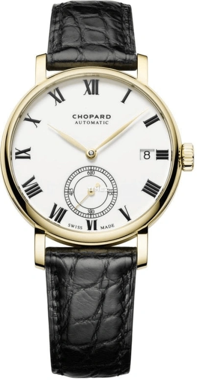 Chopard,Classic 38mm,38mm,Yellow Gold,White,Automatic,Day,60hours,161289,161289-0001
