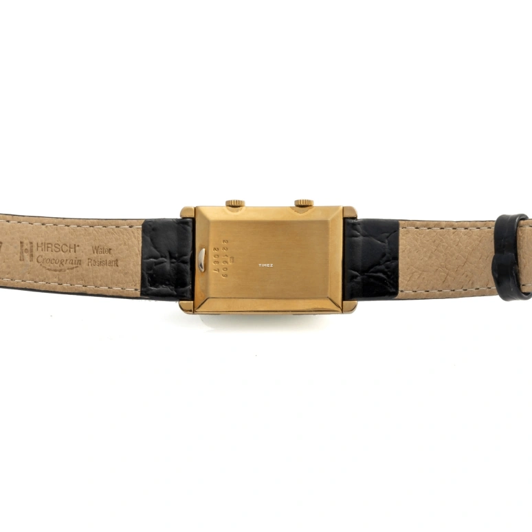 Chopard,Other 36x22mm,36x22mm,Yellow Gold,Champagne,Handwound,Dule Time,Sapphire,Crystal Glass,2087