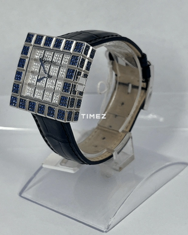Chopard,Happy Diamonds 31mm,31mm,White Gold,White,Quartz,Square,Silver,136858,136858-1013