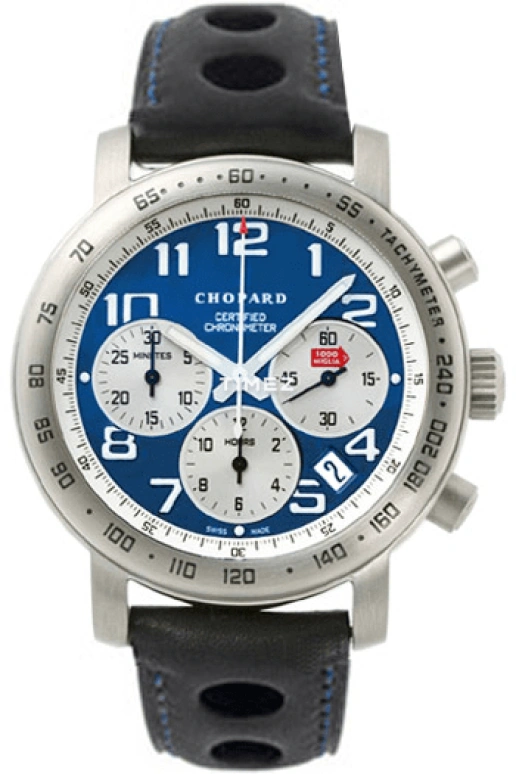 Chopard,Mille Miglia 39mm,39mm,Titanium,Blue,White,Automatic,Chronograph,Day,16,16/8915-103