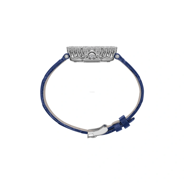 Chopard,L'HEURE DU DIAMANT 32mm,32mm,White Gold,Blue,Automatic,Octagon,Silver,13A097,13A097-1112