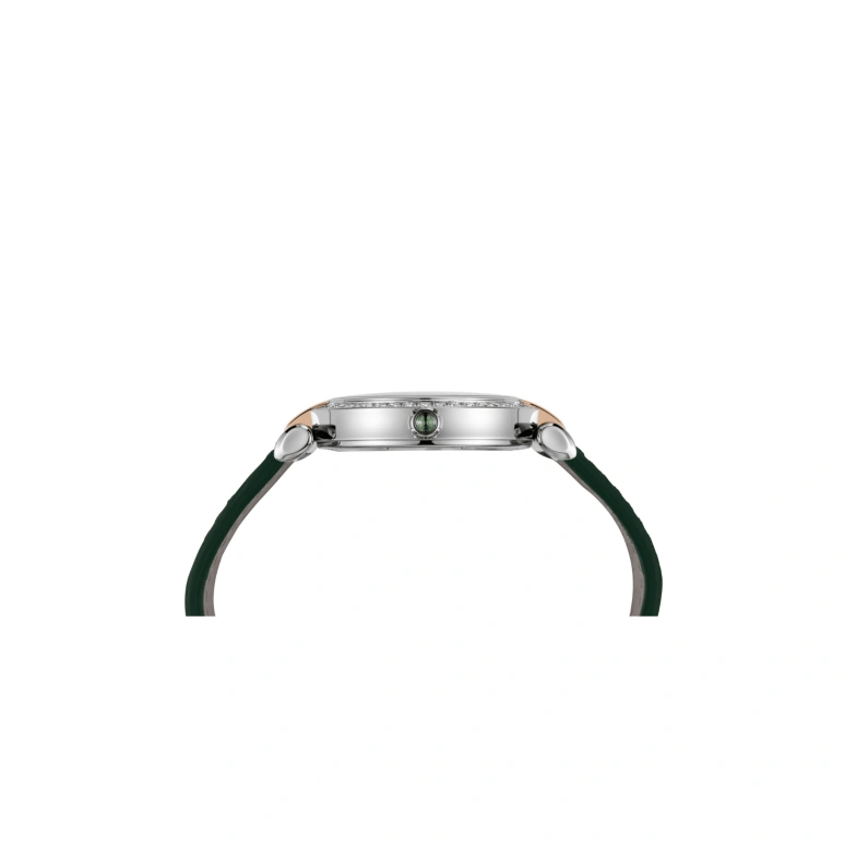 Chopard,IMPERIALE 36mm,36mm,Stainless Steel,Rose Gold,Green,Quartz,Day,Sapphire,Crystal Glass,388532,388532-6008