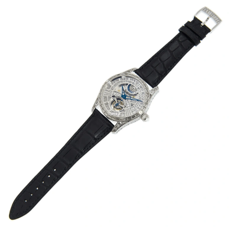 Chopard,L.U.C 43mm,43mm,White Gold,Silver White,Silver,Handwound,Power Reserve Indicator,Tourbillon,171921,171921-1001