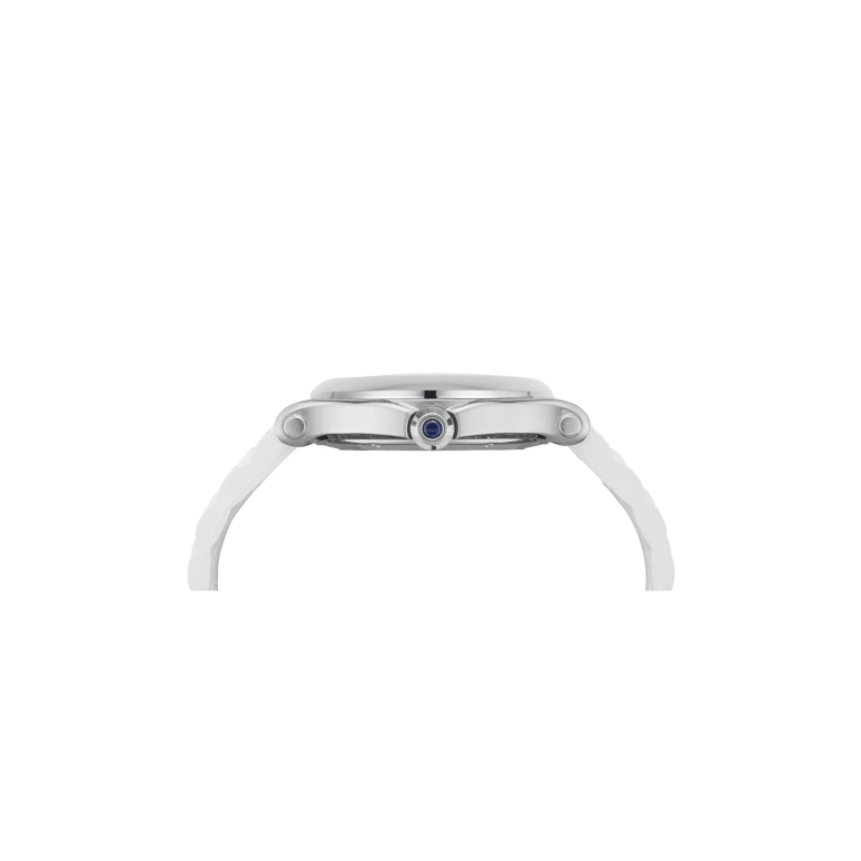 Chopard,Happy Sport 36mm,36mm,Stainless Steel,White,Sapphire,Crystal Glass,Closed,278582,278582-3001