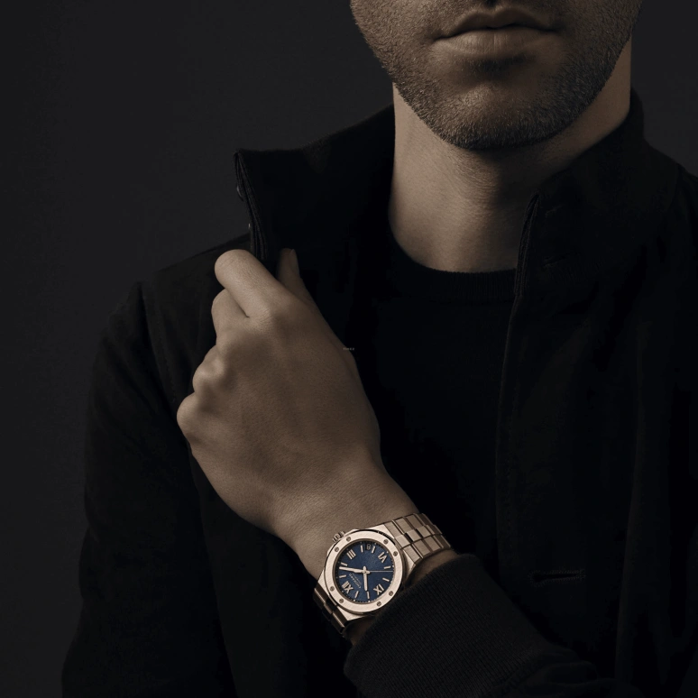 Chopard,Alpine Eagle 41mm,41mm,Rose Gold,Blue,Automatic,Date,60hours,295363,295363-5001