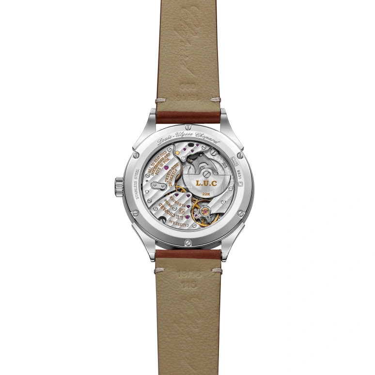 Chopard,L.U.C 39mm,39mm,Stainless Steel,White,Automatic,Round,Silver,168631,168631-3001