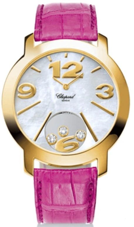 Chopard,Happy Diamonds 40mm,40mm,Yellow Gold,Silver White,Quartz,Round,Gold,207449,207449-0001