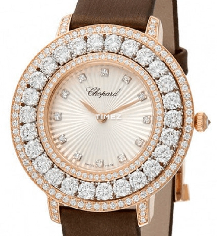 Chopard,Happy Diamonds 36mm,36mm,Rose Gold,Champagne,Quartz,Round,139423,139423-9001