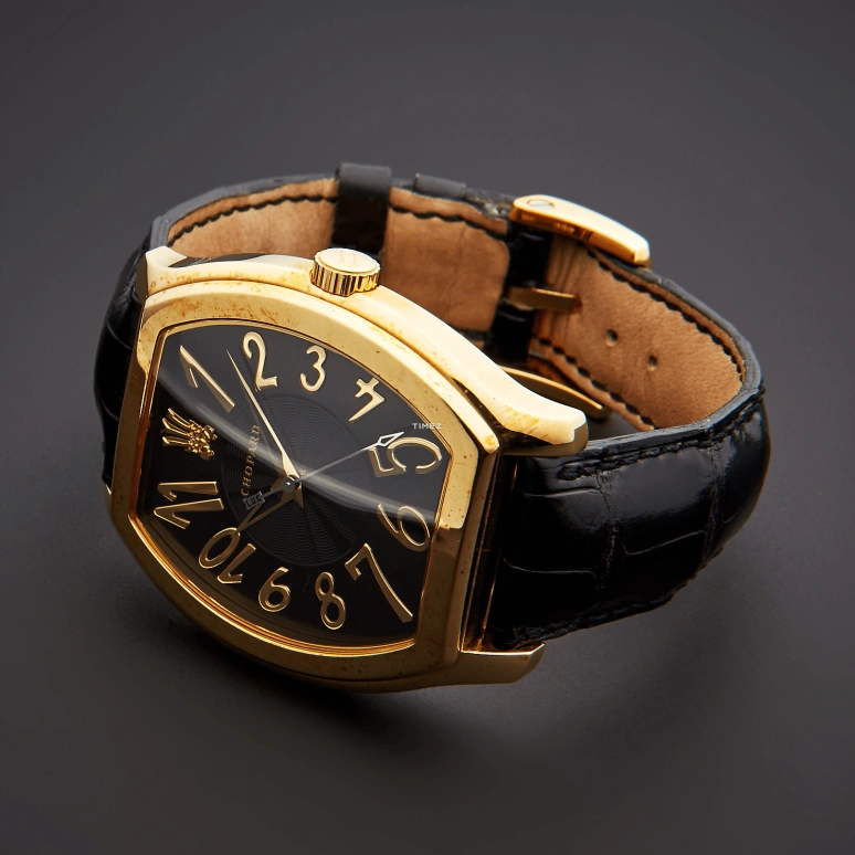 Chopard,L.U.C 40x48mm,40x48mm,Rose Gold,Black,Automatic,Sapphire,Tonneau,162235,162235-5006