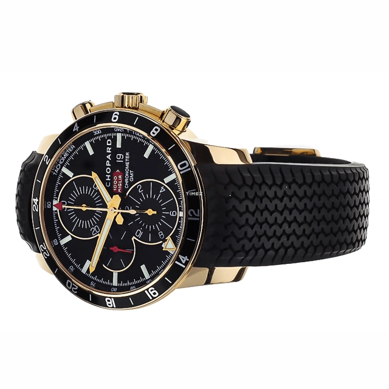 Chopard,Classic Racing 42.50mm,42.50mm,Rose Gold,Black,Automatic,Chronograph,Day,Dule Time,161288,161288-5001