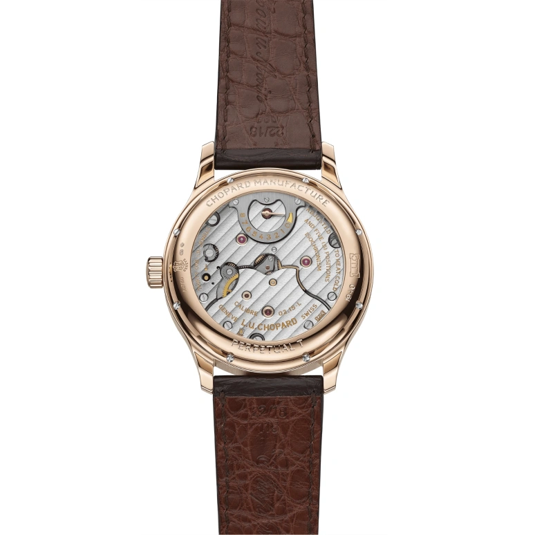 Chopard,L.U.C 43mm,43mm,Rose Gold,Silver,White,Handwound,216hours,In-house Caliber,171940,171940-5001