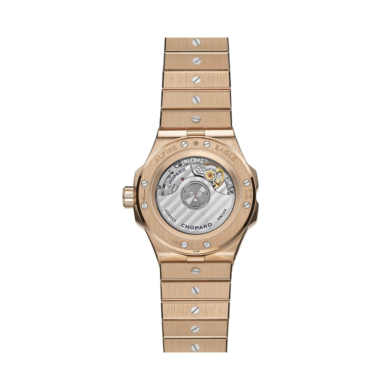 Chopard,Alpine Eagle 33mm,33mm,Rose Gold,Pink,Automatic,42hours,In-house Caliber,295384,295384-5002