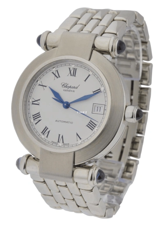 Chopard,IMPERIALE 38mm,38mm,Stainless Steel,Silver White,Automatic,Day,Sapphire,Crystal Glass,378234,378234-23