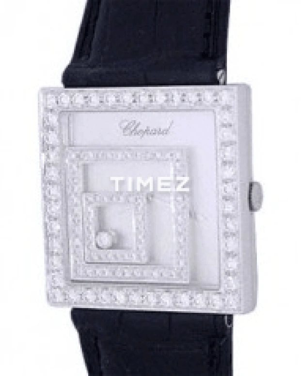 Chopard,Happy Sport 31mm,31mm,White Gold,White,Quartz,Square,Silver,207196,207196-1001