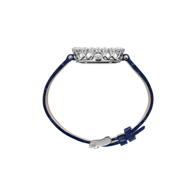 Chopard,L'HEURE DU DIAMANT 30.50x30.50mm,30.50x30.50mm,White Gold,Blue,Automatic,42hours,In-house Caliber,13A386,13A386-1112
