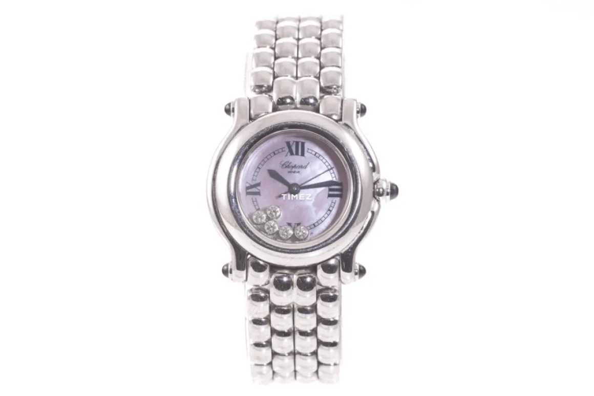 Chopard,Happy Sport 26mm,26mm,Stainless Steel,Pink,Quartz,Sapphire,Round,27,27/8250-23 pink