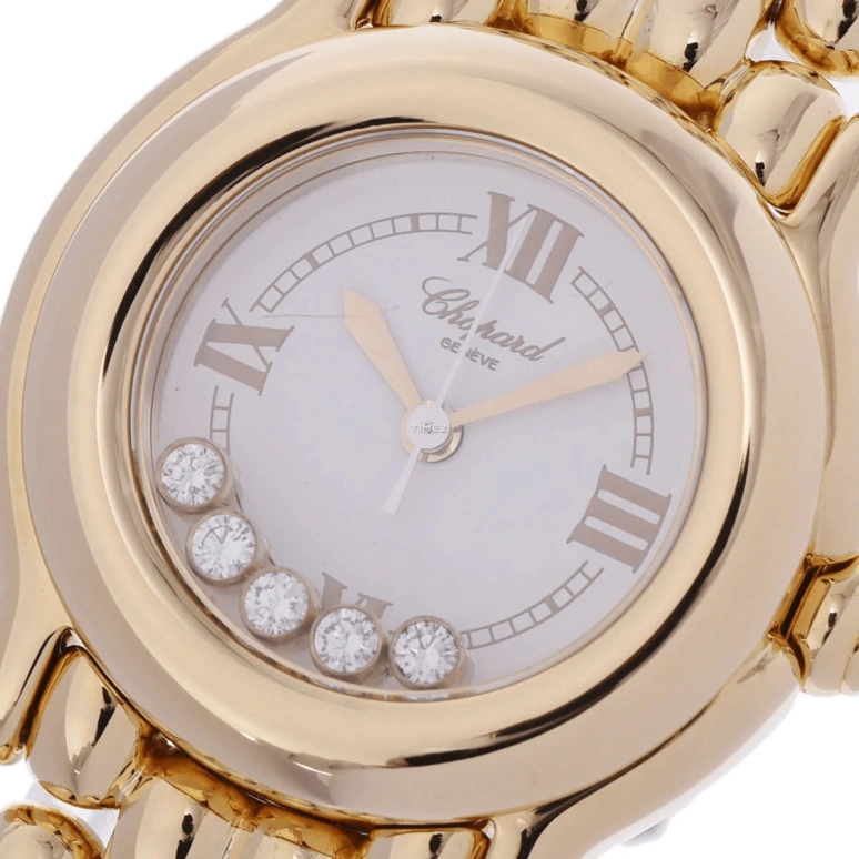 Chopard,Happy Sport 26mm,26mm,Stainless Steel,White,Quartz,Sapphire,Round,27,27/6150-21