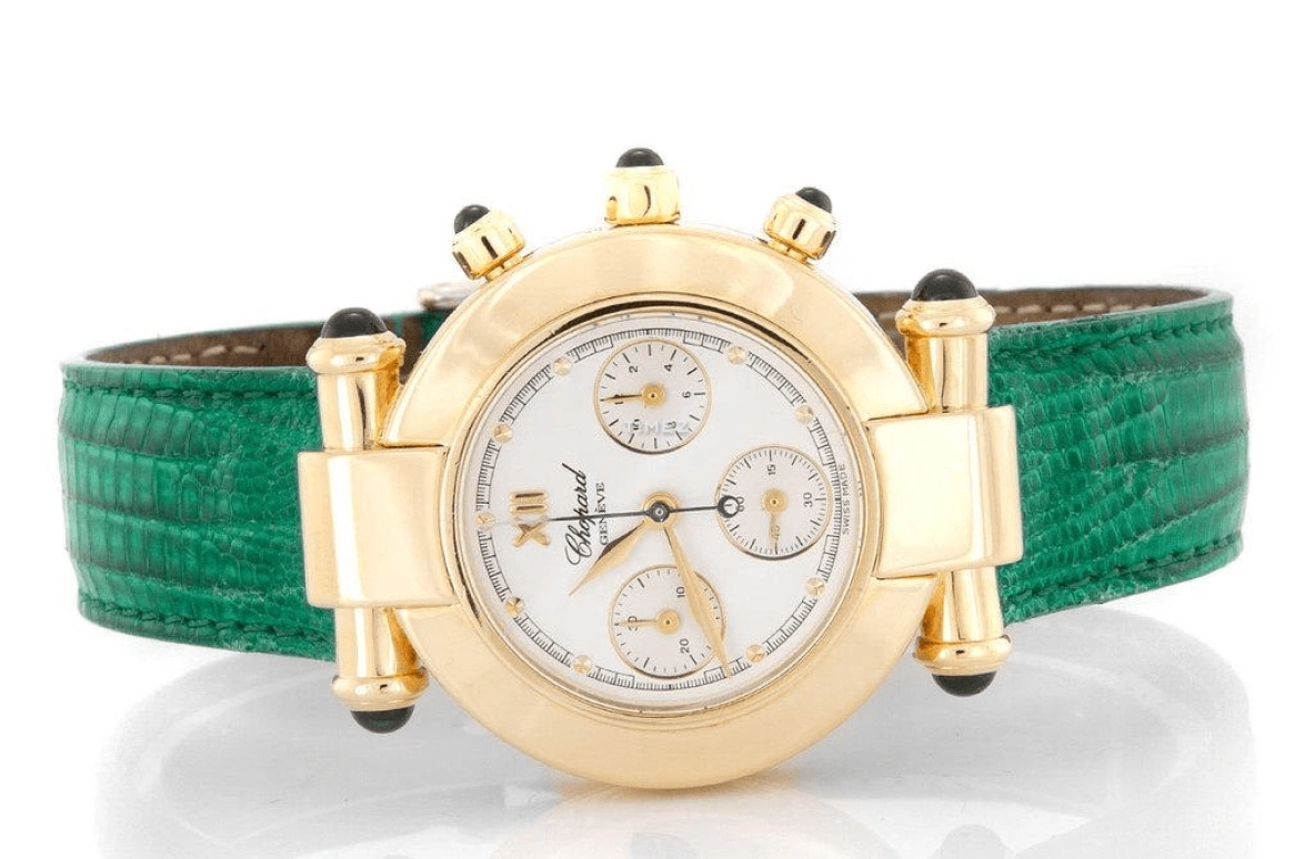 Chopard,IMPERIALE 40mm,40mm,Yellow Gold,White,Quartz,Chronograph,Sapphire,Crystal Glass,383157,383157-0006
