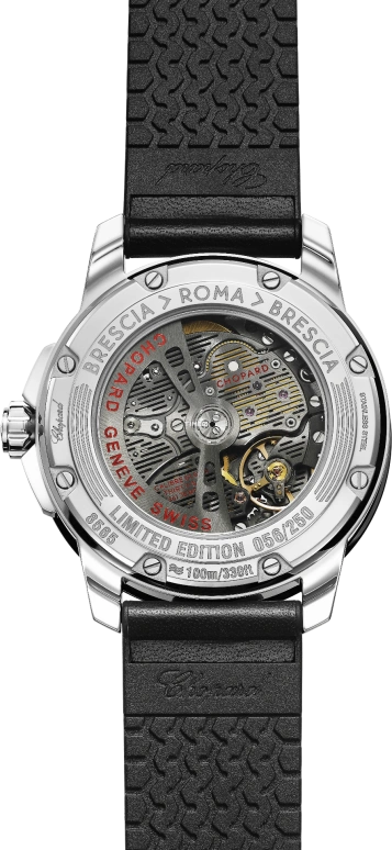 Chopard,Mille Miglia 43mm,43mm,Stainless Steel,Salmon,Automatic,Power Reserve Indicator,60hours,168638,168638-3001