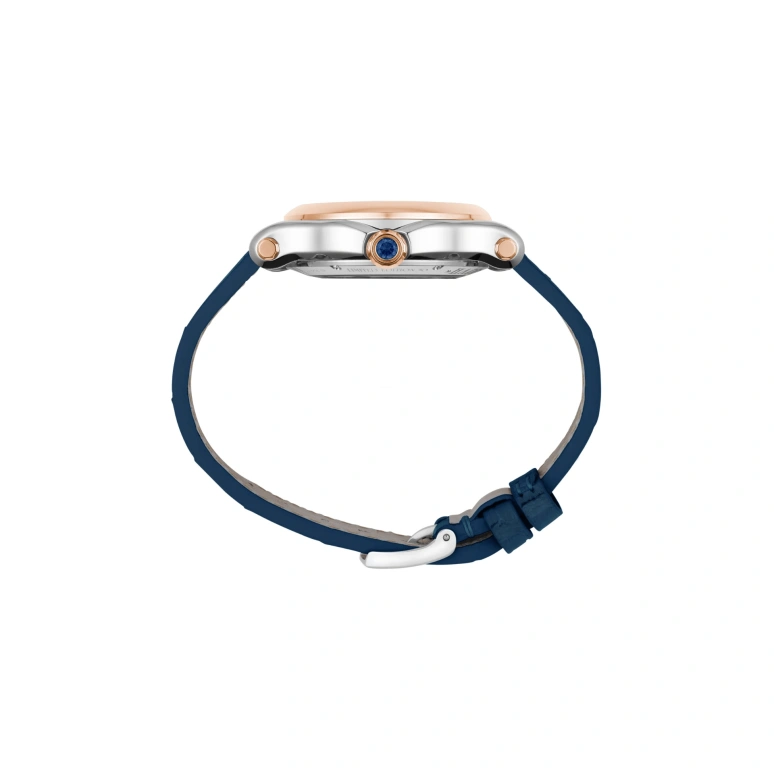 Chopard,Happy Sport 36mm,36mm,Stainless Steel,Gradient,Blue,Sapphire,Crystal Glass,Seconds,278578,278578-6003