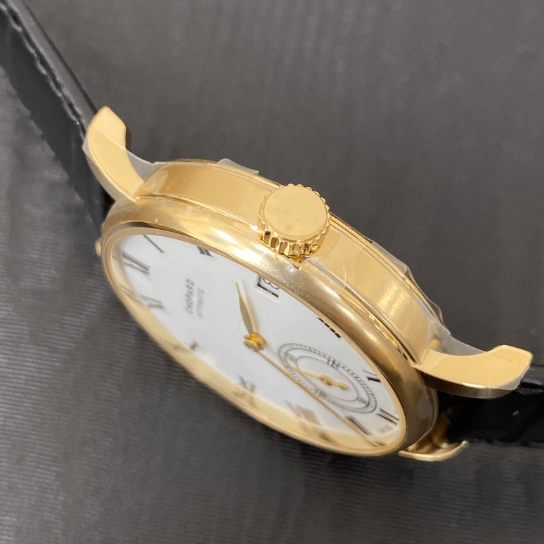 Chopard,Classic 38mm,38mm,Yellow Gold,White,Automatic,Day,60hours,161289,161289-0001