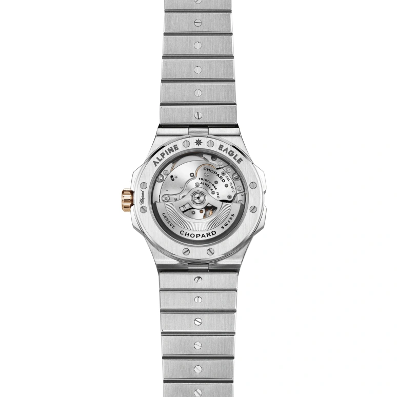 Chopard,Alpine Eagle 41mm,41mm,Rose Gold,Stainless Steel,Grey,Automatic,Date,60hours,298600,298600-6001