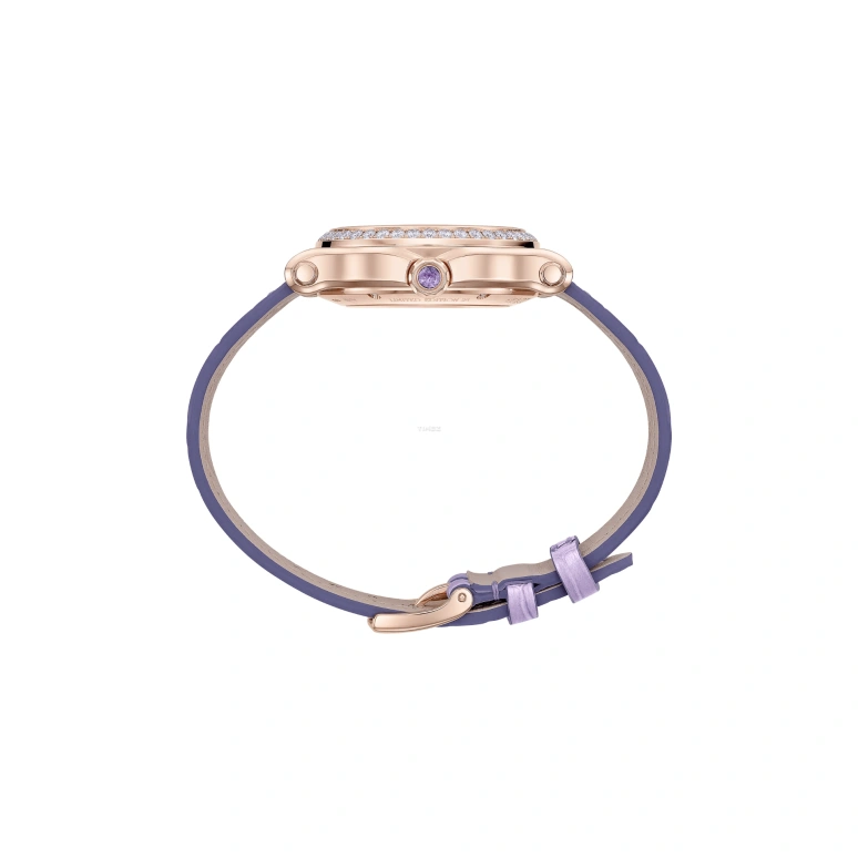 Chopard,Happy Sport 33mm,33mm,Rose Gold,Purple,Automatic,42hours,In-house Caliber,275378,275378-5010