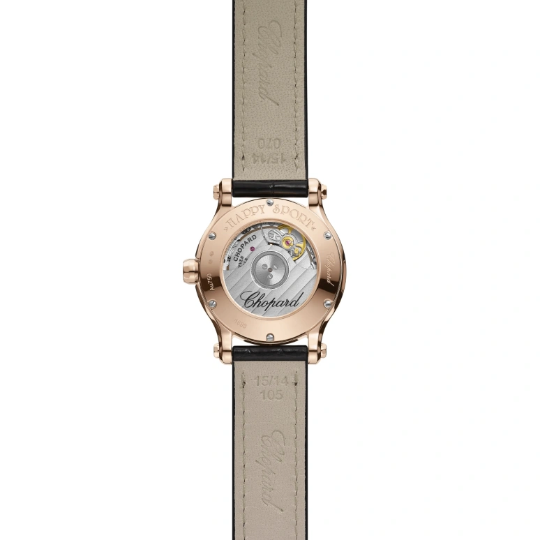 Chopard,Happy Sport 30mm,30mm,Rose Gold,Silver,Automatic,42hours,In-house Caliber,274893,274893-5012