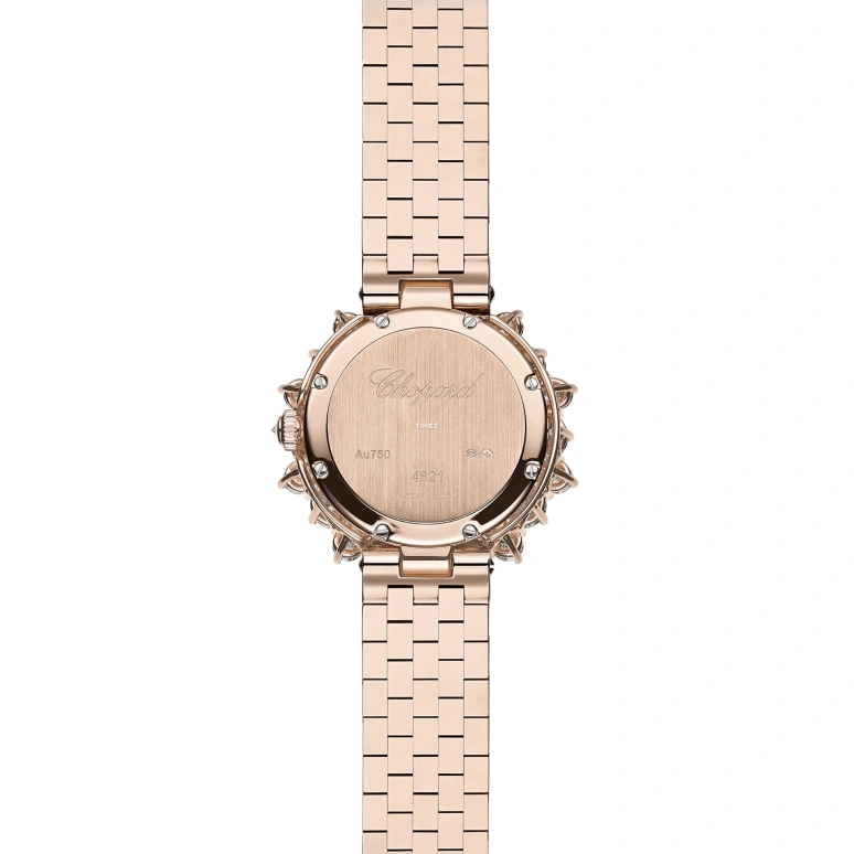 Chopard,L'HEURE DU DIAMANT 30mm,30mm,Rose Gold,White,Handwound,Diamonds,10A391,10A391-5100