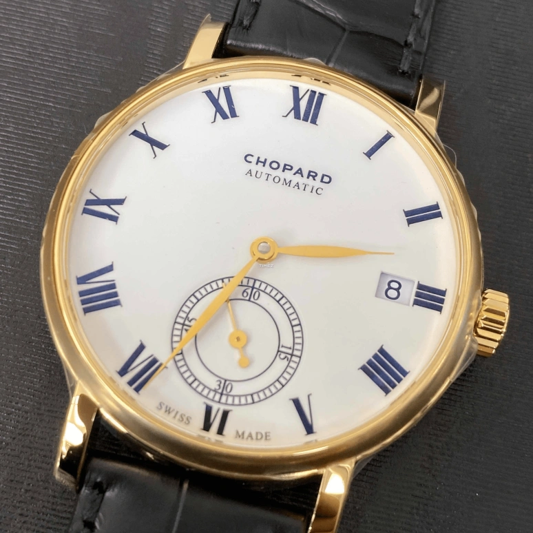 Chopard,Classic 38mm,38mm,Yellow Gold,White,Automatic,Day,60hours,161289,161289-0001