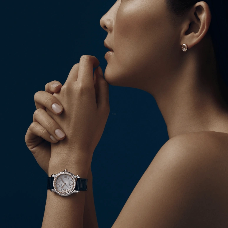 Chopard,Happy Sport 30mm,30mm,Stainless Steel,Rose Gold,Automatic,42hours,In-house Caliber,278573,278573-6015