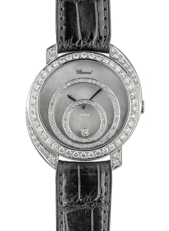 Chopard,Other 40mm,40mm,White Gold,Silver,Quartz,Sapphire,20,20/7153-1001