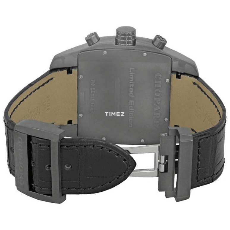 Chopard,Two O Ten 46mm,46mm,Stainless Steel,Black,Automatic,Chronograph,Day,168961,168961-3005