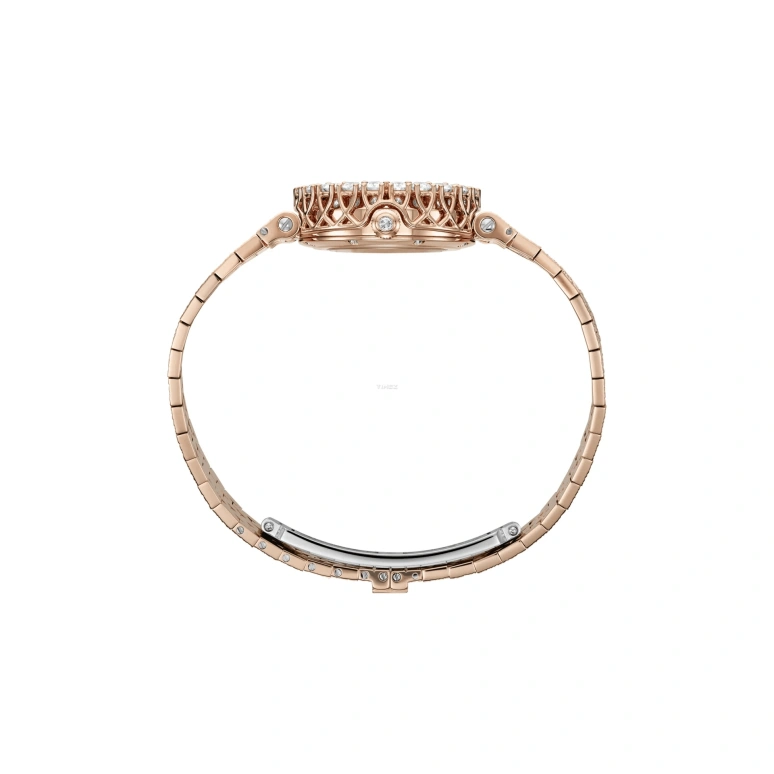 Chopard,L'HEURE DU DIAMANT 26mm,26mm,Rose Gold,Green,Handwound,Rectangular,10A178,10A178-5321