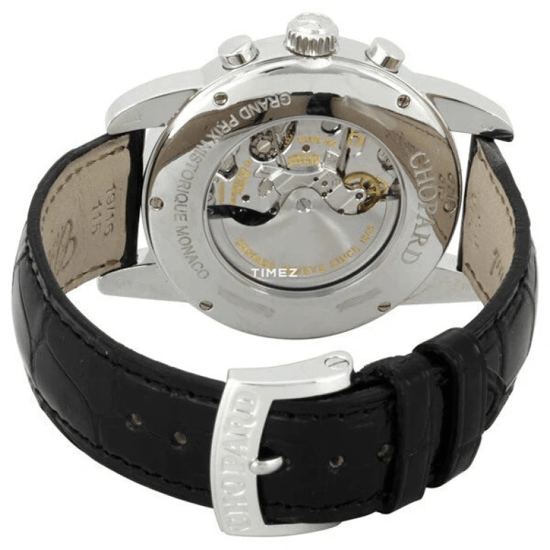 Chopard,Classic Racing 40mm,40mm,White Gold,Black,Automatic,Chronograph,Sapphire,Crystal Glass,161256,161256-1002