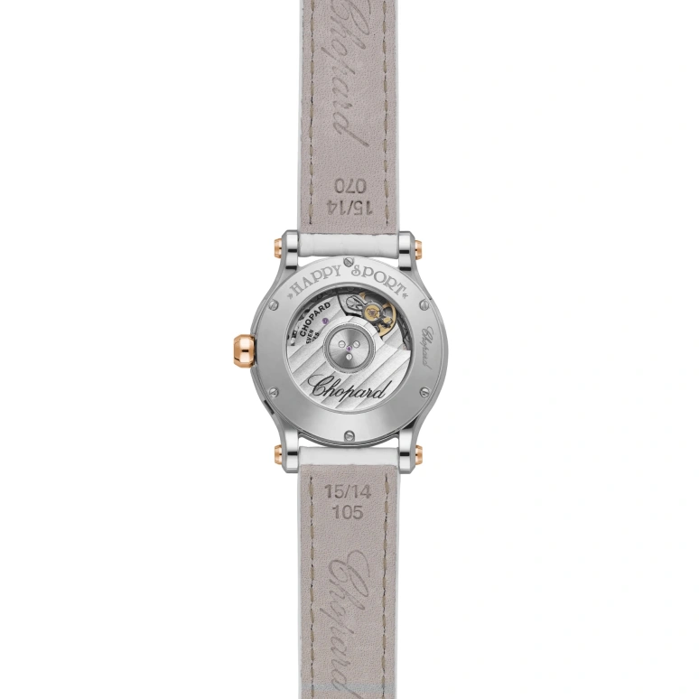 Chopard,Happy Sport 30mm,30mm,Stainless Steel,White,Automatic,42hours,In-house Caliber,278573,278573-6020