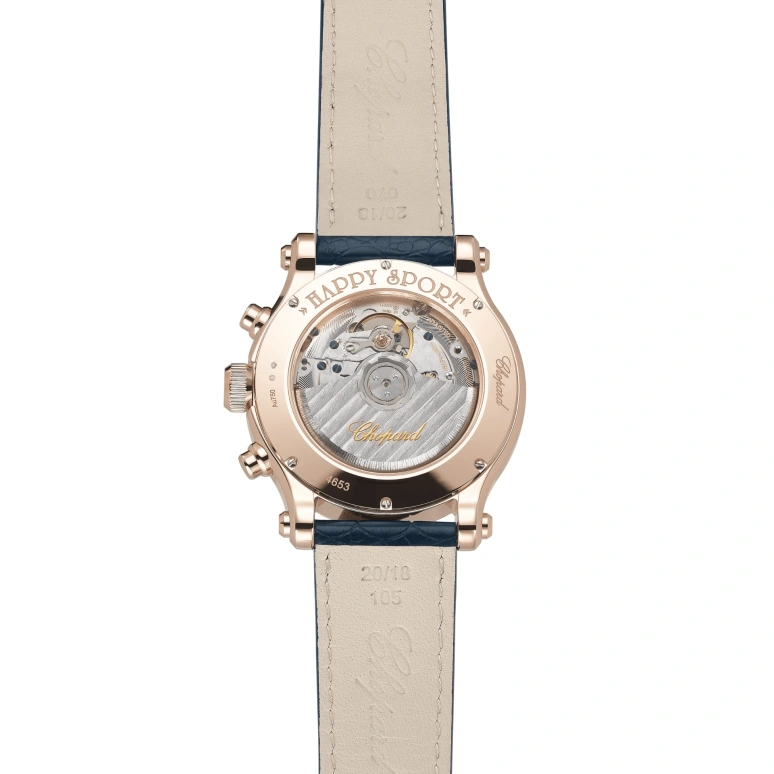 Chopard,Happy Sport 40mm,40mm,Rose Gold,Automatic,Chronograph,Day,274653,274653-5001
