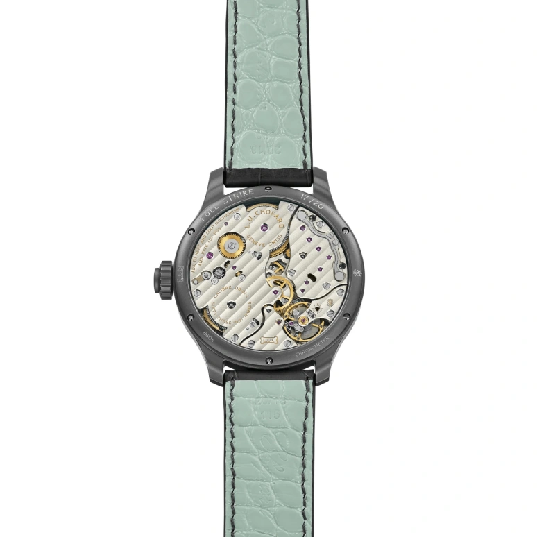 Chopard,L.U.C 42.50mm,42.50mm,Titanium,Green,Handwound,Power Reserve Indicator,Minute Repeater,168604,168604-3002