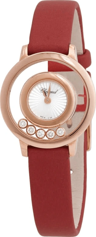 Chopard,Happy Diamonds 25.80mm,25.80mm,Rose Gold,White,Quartz,Round,209417,209417-5001